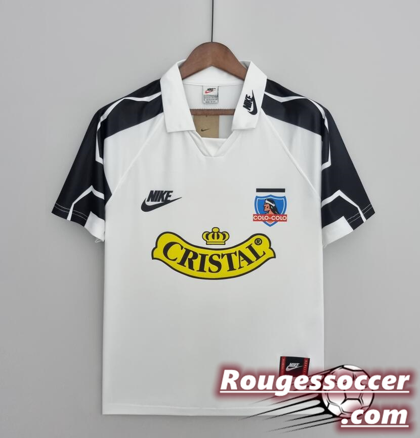 Colo-Colo Retro Home Kit Soccer Jersey 1995